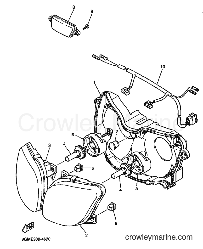 Yamaha Motors FZR1000 (3LH6) [999] - ALTERNATE
