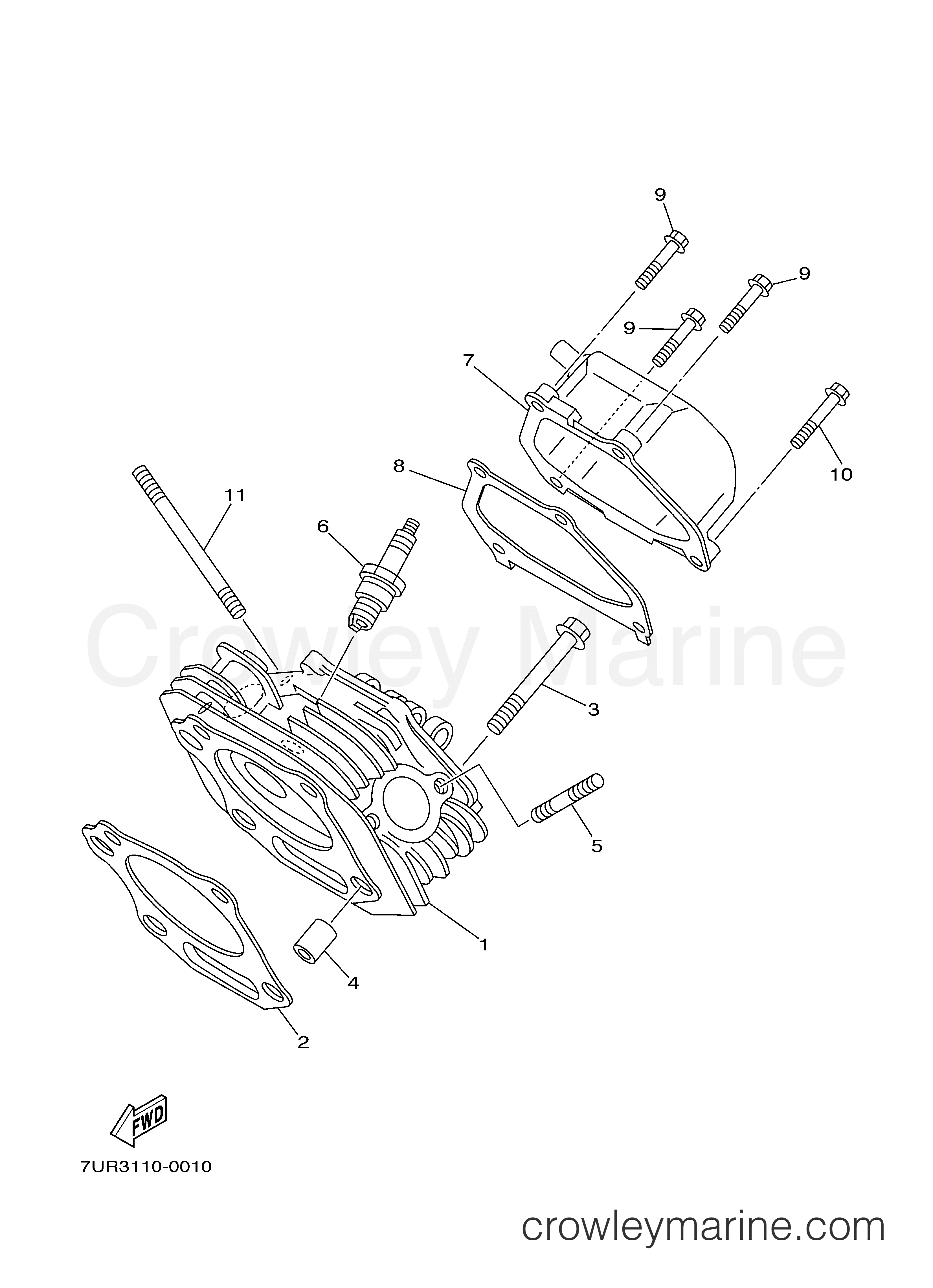 Yamaha Motors MZ360K2EUUTV - CYLINDER