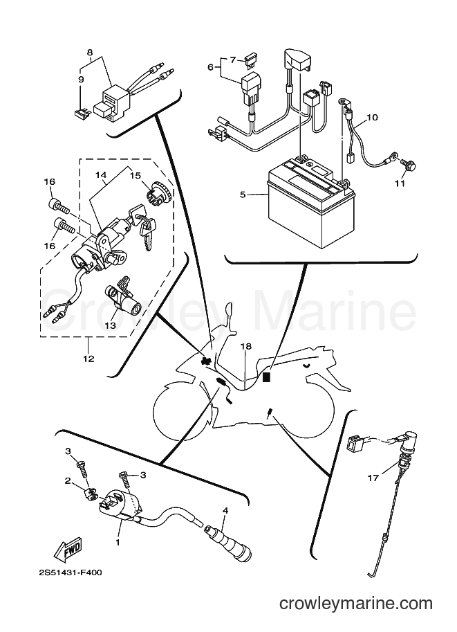 Yamaha Motors T135FI (2S52) [010] - ELECTRICAL 1