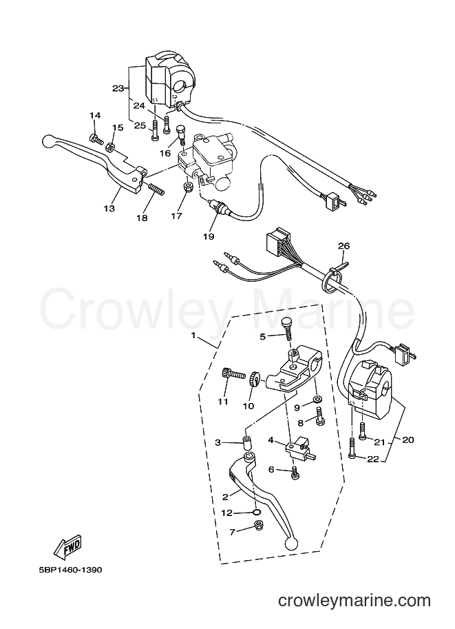 2004 Street Bike SX-4 - SX-4 (5BP2) [010] - HANDLE SWITCH & LEVER