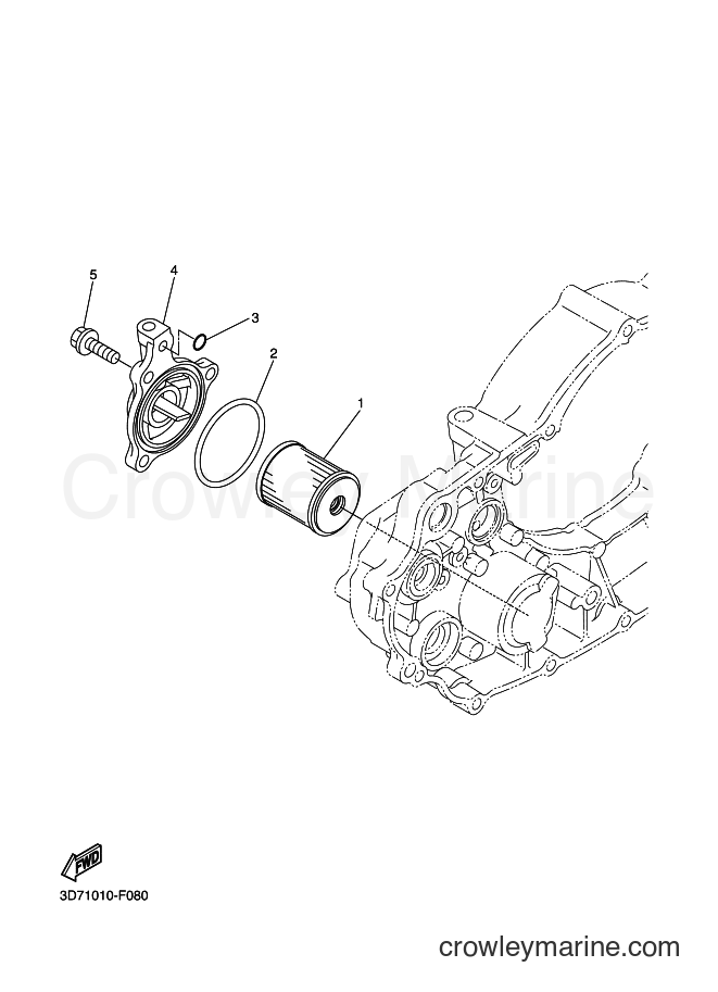 Yamaha Motors WR250X (32DP) [010] - OIL CLEANER