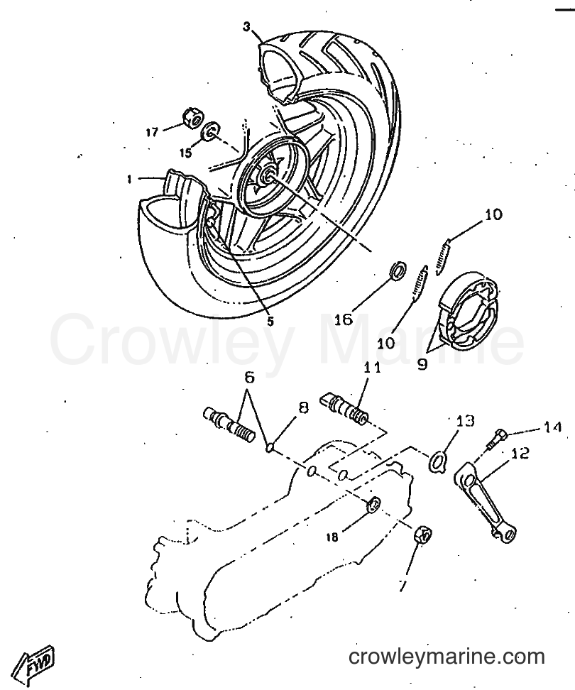 1998 Scooter CW50RSP - CW50RSP (4WL6) [010] - REAR WHEEL