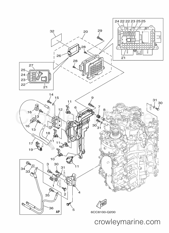 Yamaha Motors VF200LA-2016 (6CD8) [050] - ELECTRICAL 3