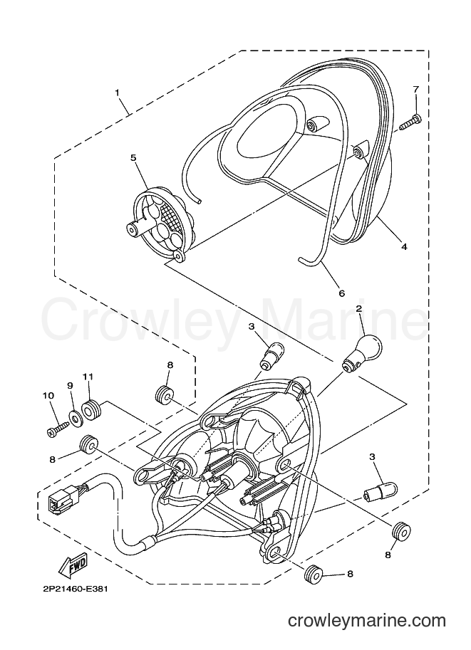 Yamaha Motors T110SEC (2P24) [010] - TAILLIGHT