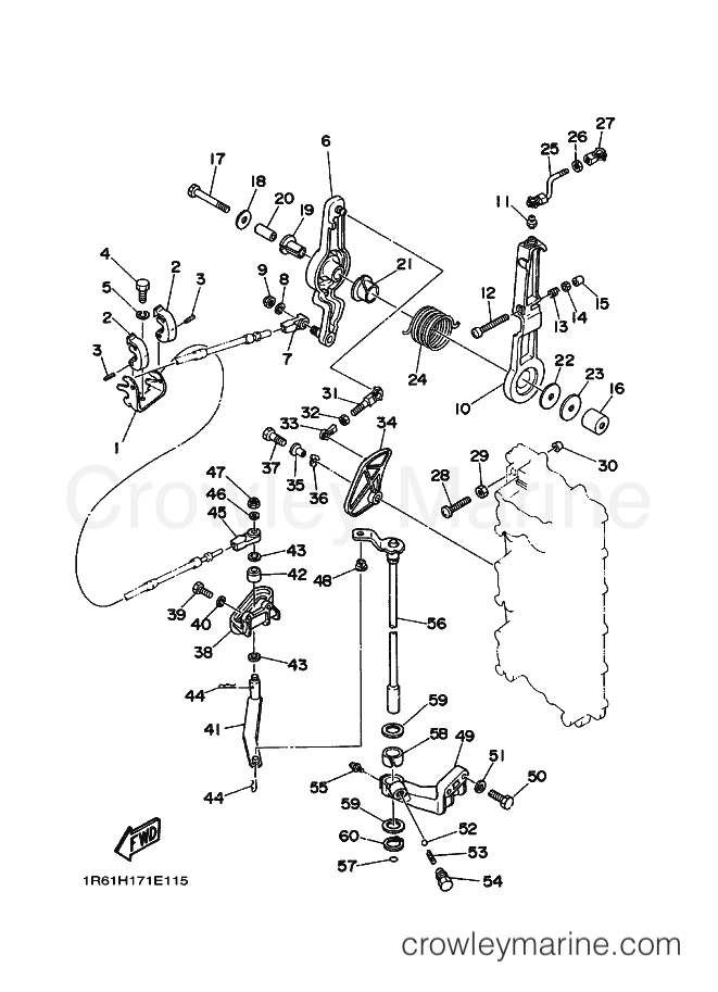 Yamaha Motors PRO-V200 (61H0) [010] - CONTROL