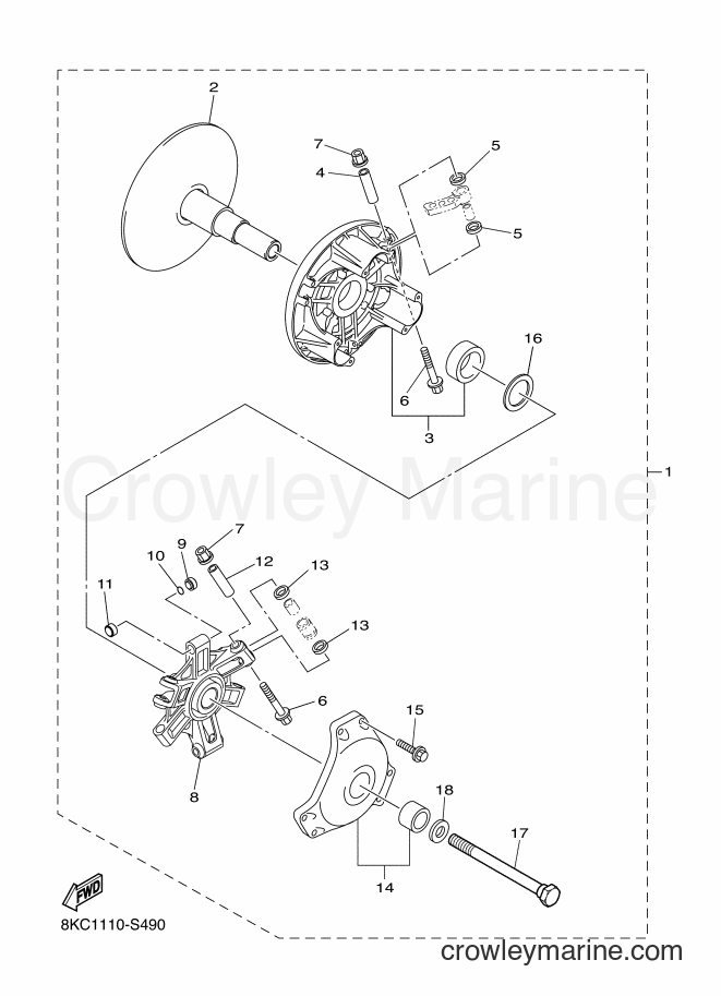 2018 Snowmobile SRS10LL - SRS10LL (8LY3) [010] - ALTERNATE REBUILD KIT