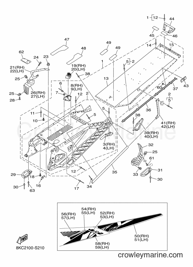 Yamaha Motors SRS10MS62 (8KC2) [010] - FRAME 2