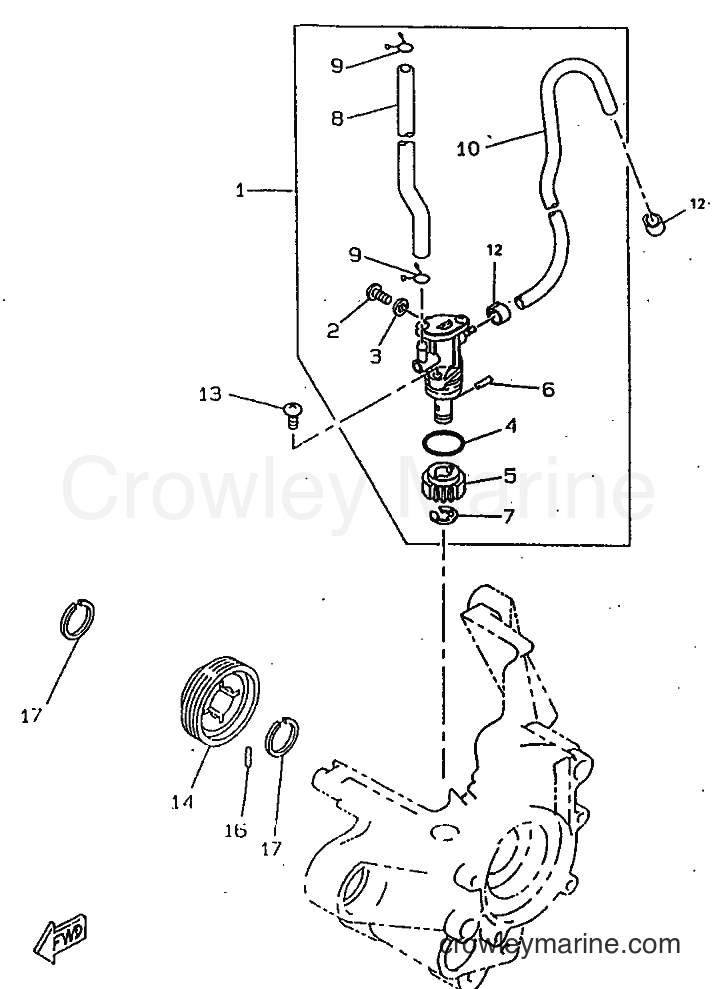 1998 Scooter CW50RS - CW50RS (4TDJ) [999] - OIL PUMP