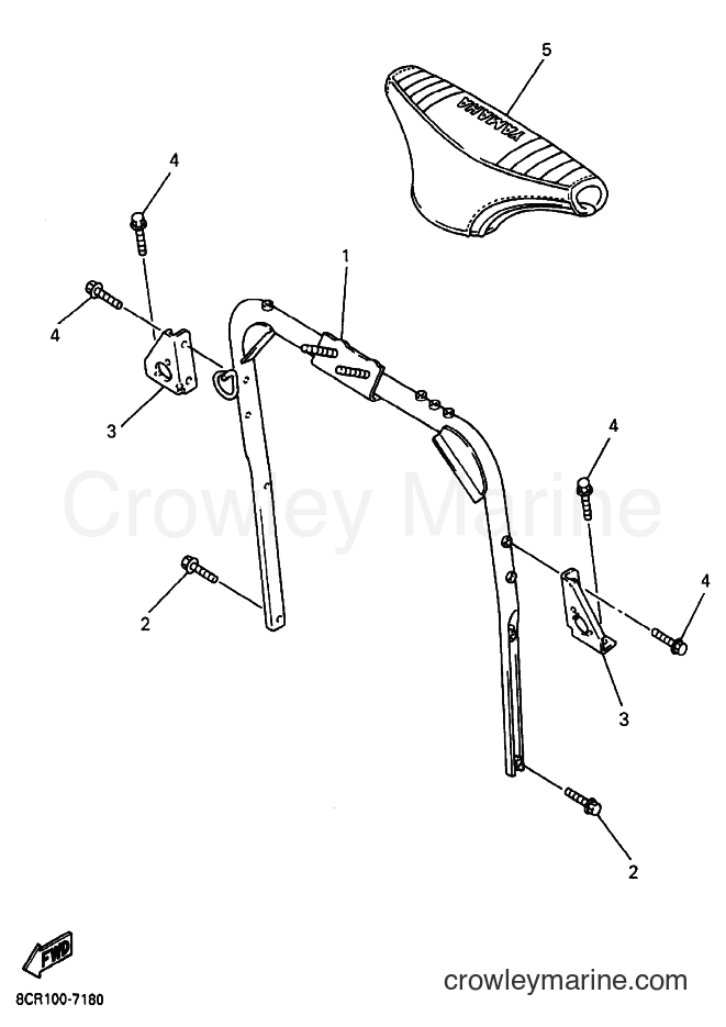 Yamaha Motors VX700LT (8CP1) [999] - STEERING GATE