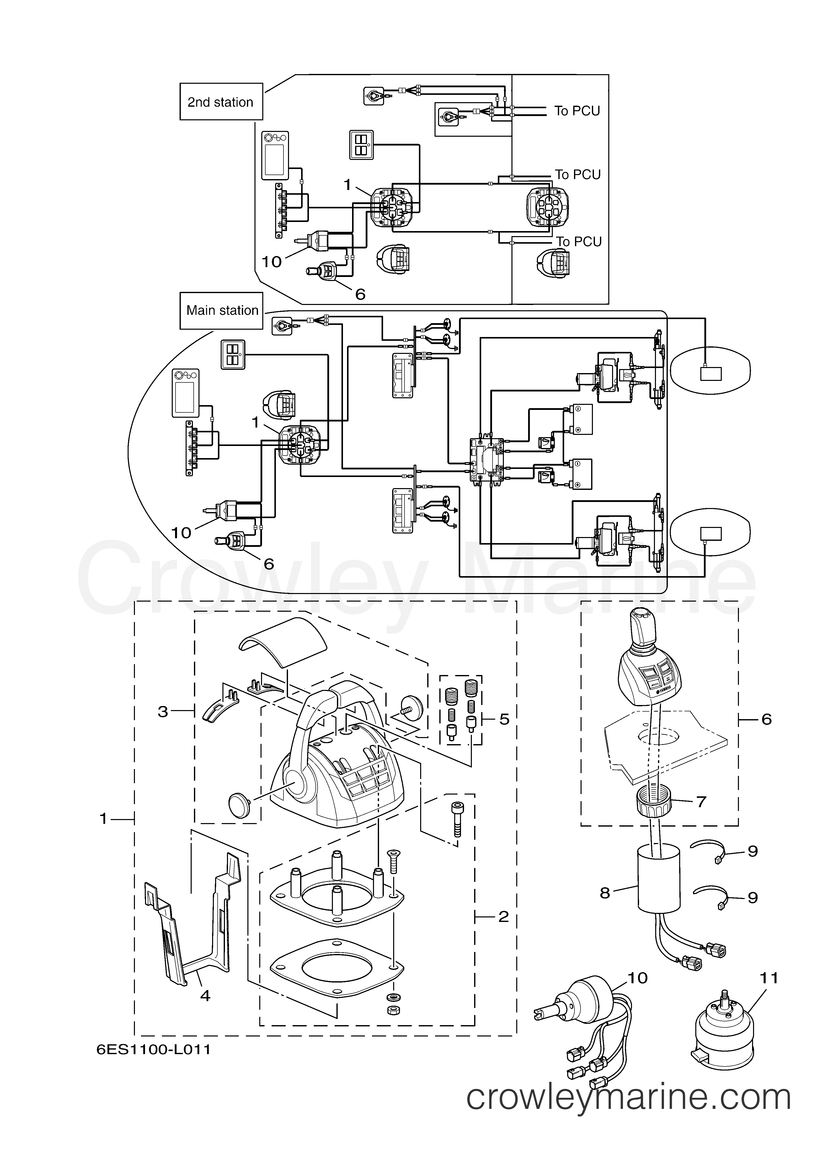 Yamaha Motors Helm Master 2013 - REMOCON JOYSTICK (TWIN)