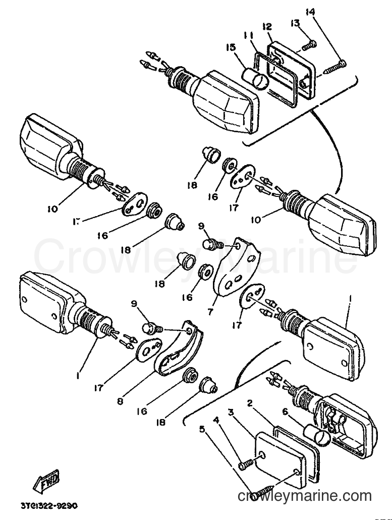 1992 Scooter DT50M - DT50M (3TG2) [999] - FLASHER LIGHT