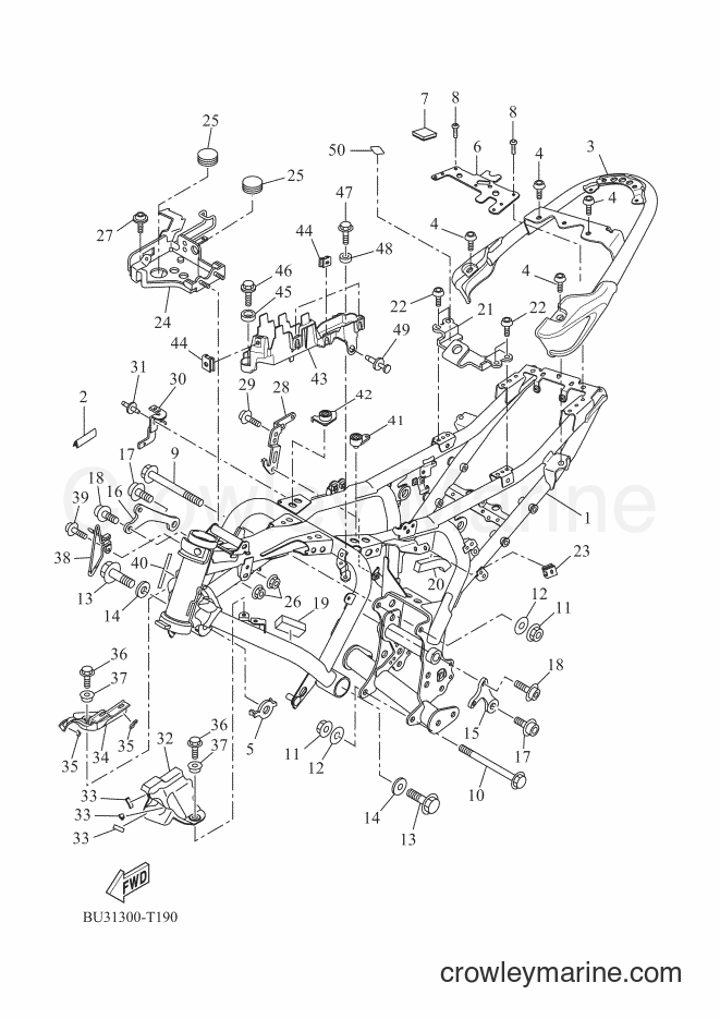 2018 Street Bike MTM690-U - MTM690-U (B9J1) [030] - FRAME