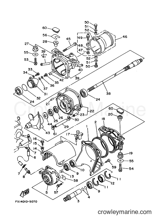 Yamaha Motors 700FX (FX1E) [010] - JET UNIT