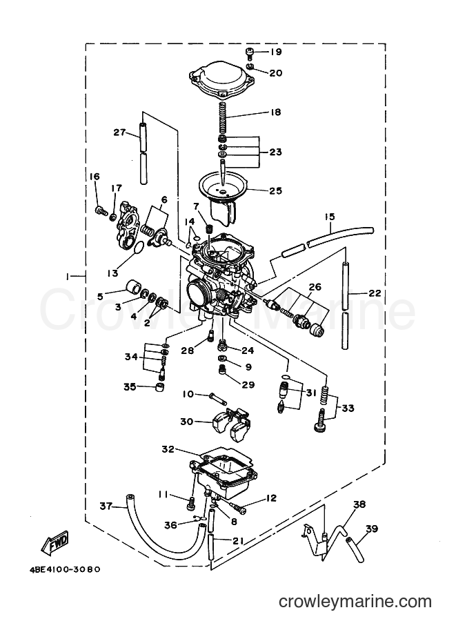 2000 Dirt Bike XT225 - XT225 (4BEU) [010] - CARBURETOR