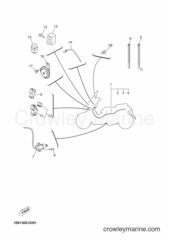 2006 Scooter YP125R - YP125R (1B92) [010] - ELECTRICAL 2