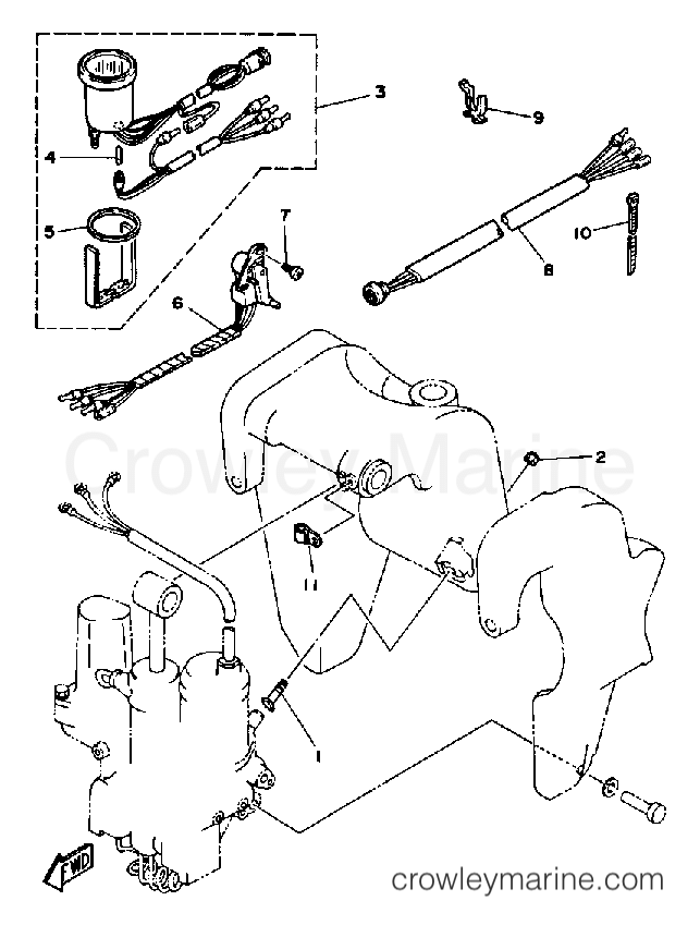 Yamaha Motors PR50LF - BRACKET 2
