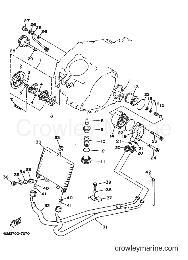 2000 ATV YFM350FWSP - YFM350FWSP (4UM8) [010] - OIL PUMP
