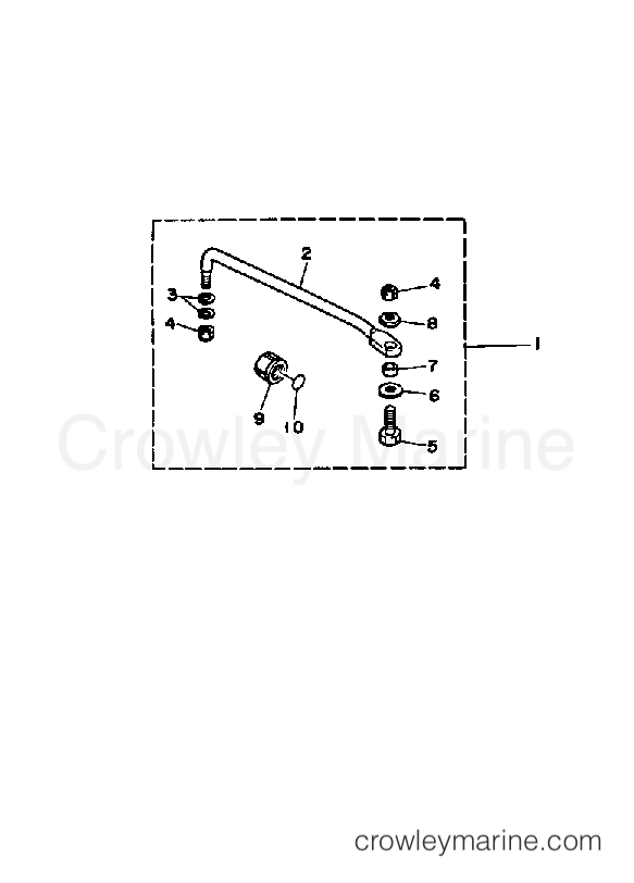 Yamaha Motors 50ELH - STEERING GUIDE ATTACHMENT