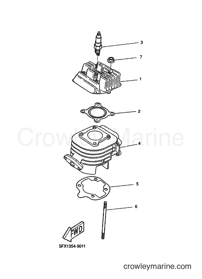 2000 Scooter EW50 - EW50 (5JH1) [030] - CYLINDER