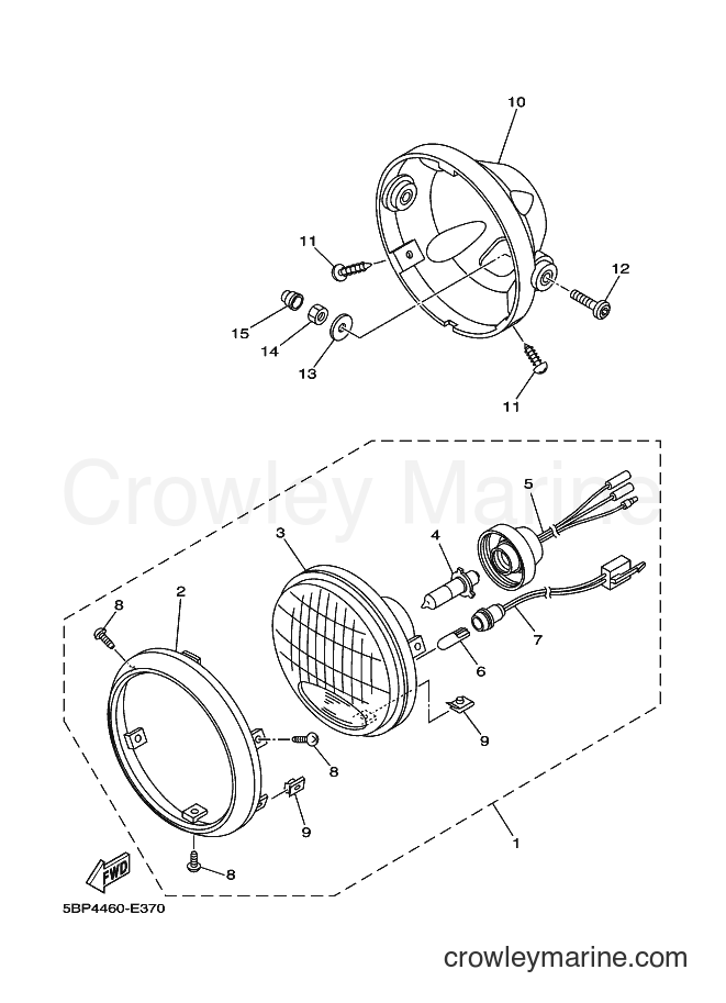 2009 Street Bike SX-4 - SX-4 (5BP9) [010] - HEADLIGHT