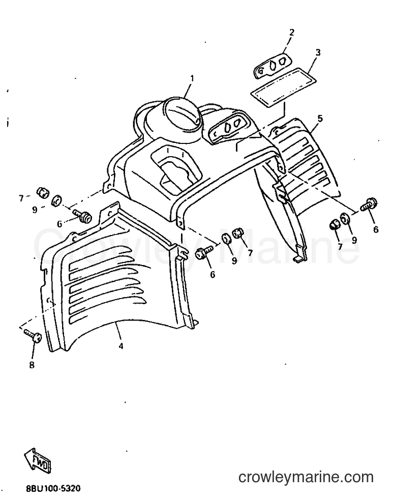 Yamaha Motors VX800 (8BU2) [020] - INSTRUMENT PANEL