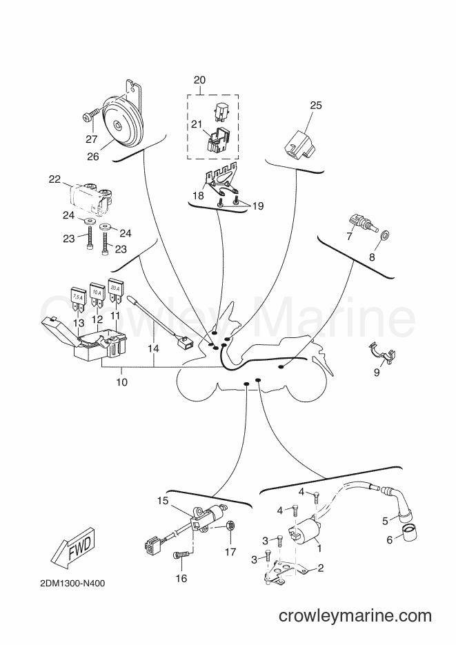 Yamaha Motors YP125R (2DM3) [020] - ELECTRICAL 2