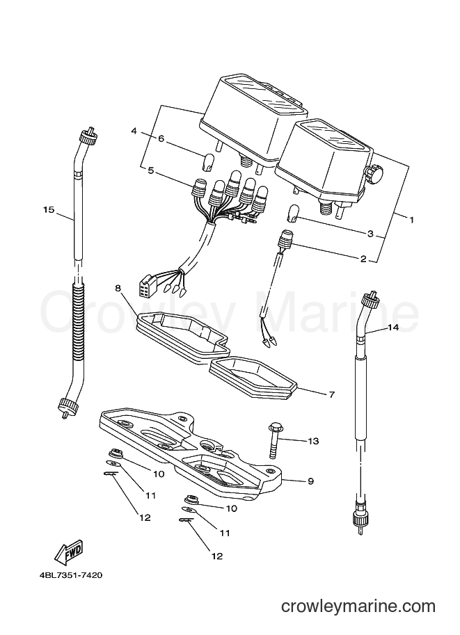 1997 Dirt Bike DT125R - DT125R (4DJ7) [010] - METER