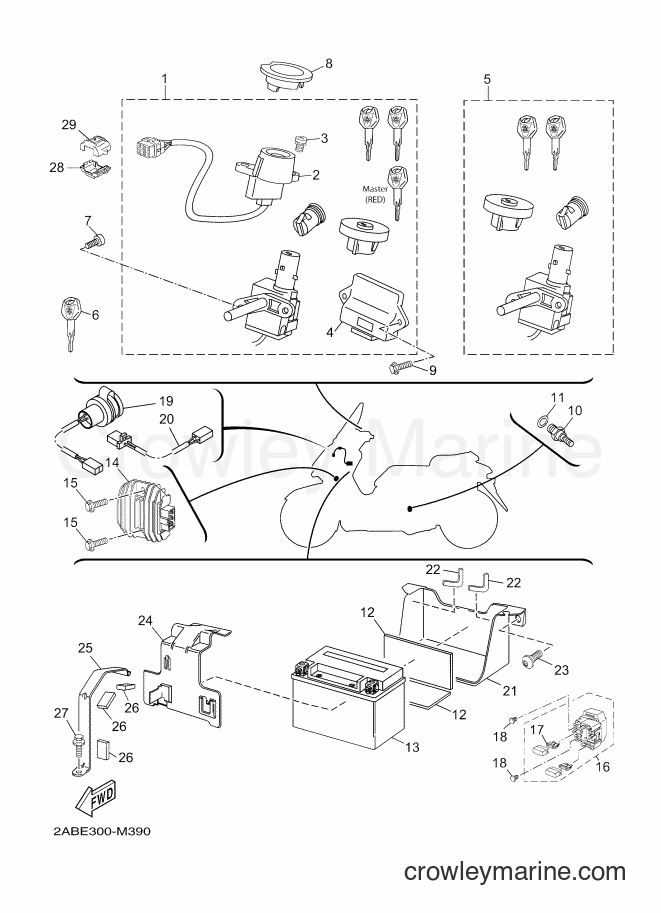 Yamaha Motors YP125RA (2ABE) [030] - ELECTRICAL 1