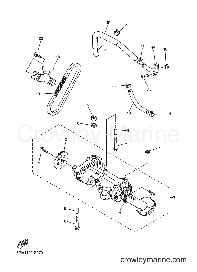 2008 Snowmobile RS10ST - RS10ST (8HD2) [010] - OIL PUMP