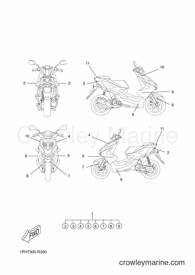 2016 Scooter NS50 - NS50 (1PH7) [080] - GRAPHIC & EMBLEM
