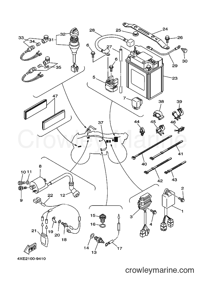 1999 ATV YFM250 - YFM250 (4XE3) [010] - ELECTRICAL 1