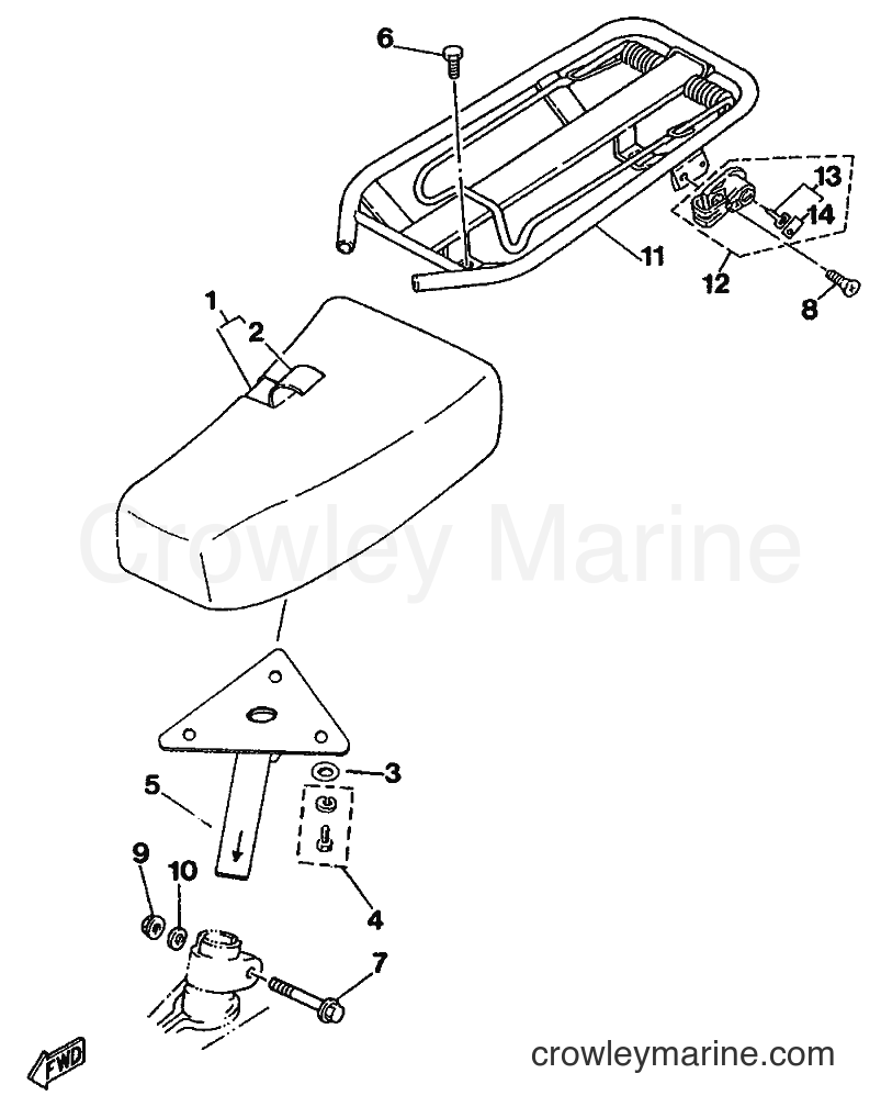 1989 Scooter ME50 - ME50 (3UD1) [999] - SEAT & CARRIER