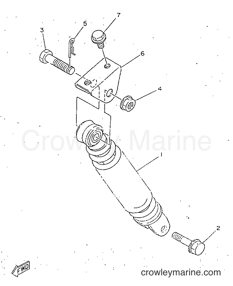 1995 Scooter YA50N - YA50N (3UG2) [999] - REAR SUSPENSION