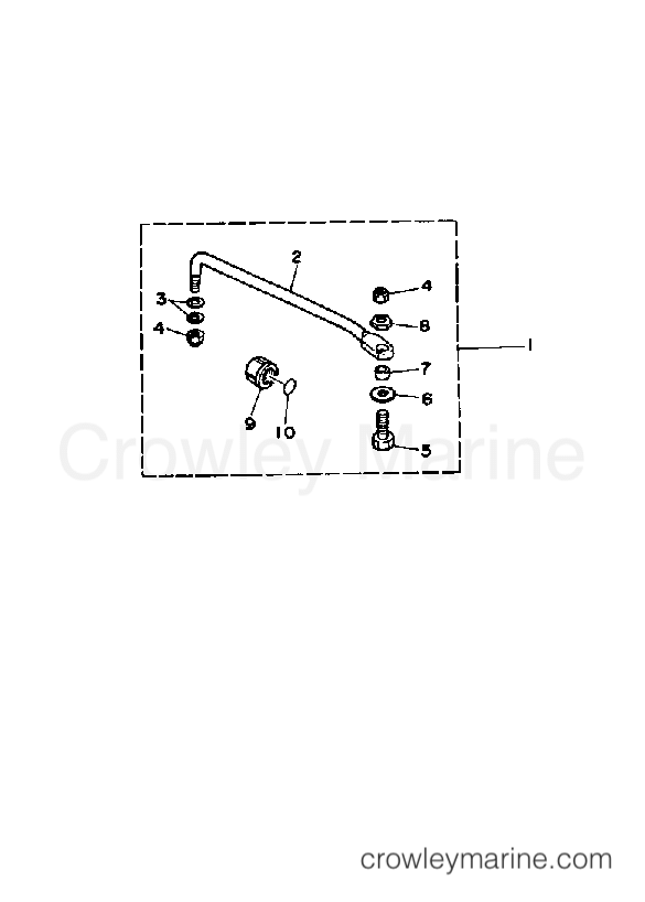 Yamaha Motors 40ETLH - STEERING GUIDE ATTACHMENT