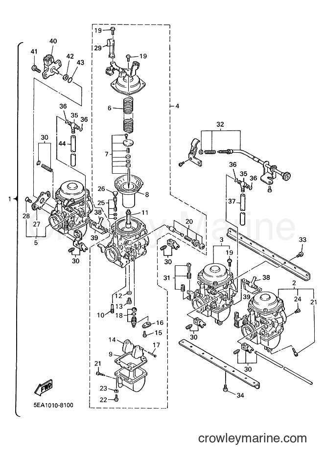 2000 Street Bike XJR1300SP - XJR1300SP (5EAE) [080] - CARBURETOR