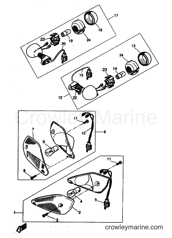 1997 Scooter YQ50 - YQ50 (5DR2) [010] - FLASHER LIGHT