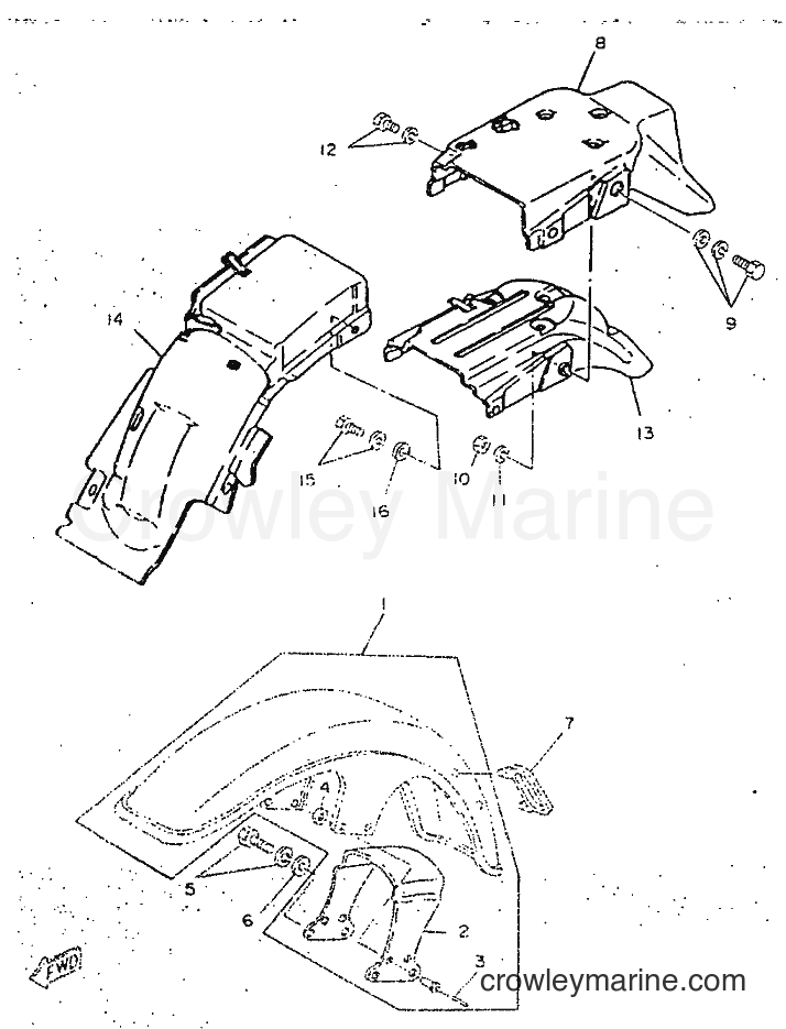 1998 Street Bike SR250 - SR250 (21L2) [010] - FENDER