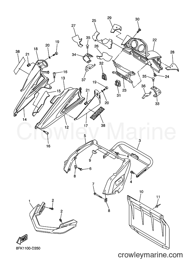 Yamaha Motors RSV10 (8FK2) [010] - BUMPER