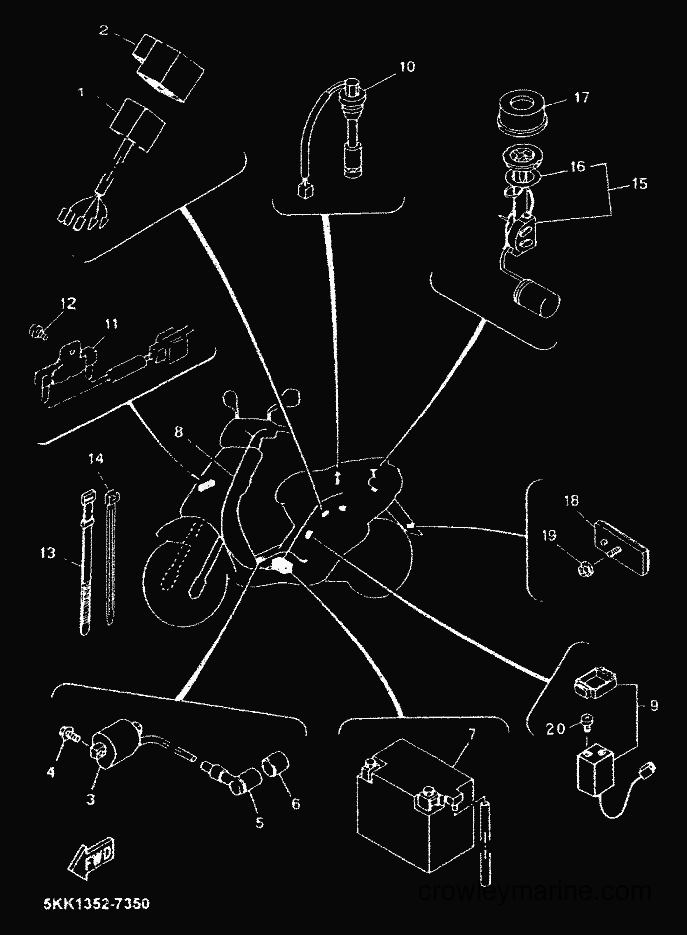 Yamaha Motors YN100 (5KK1) [99C] - ELECTRICAL 2