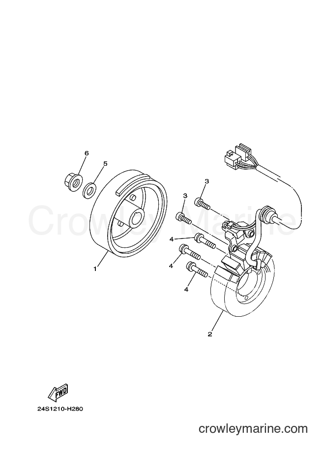 2009 Scooter YW125 - YW125 (37D1) [010] - GENERATOR