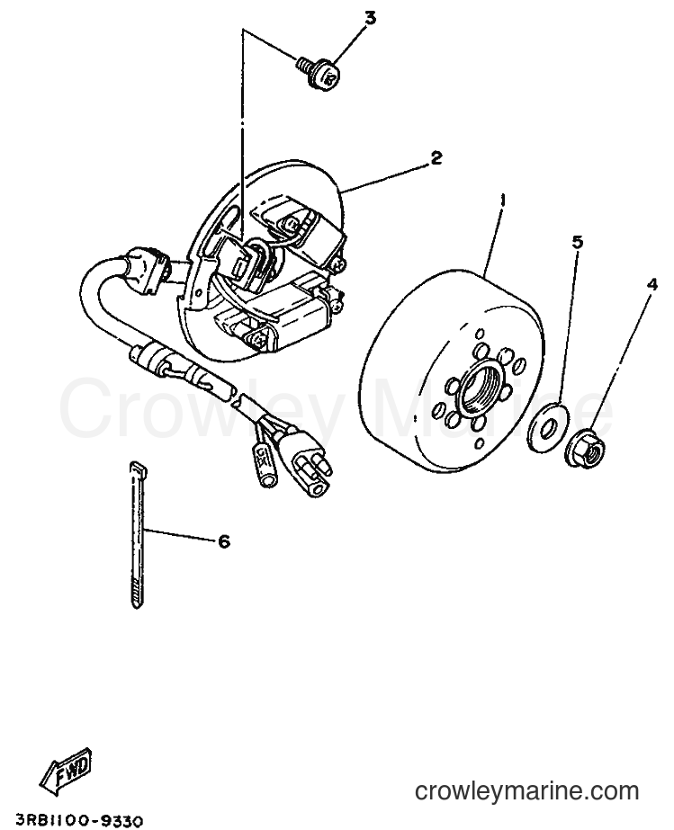 Yamaha Motors YZ250WR (3RB1) [020] - GENERATOR