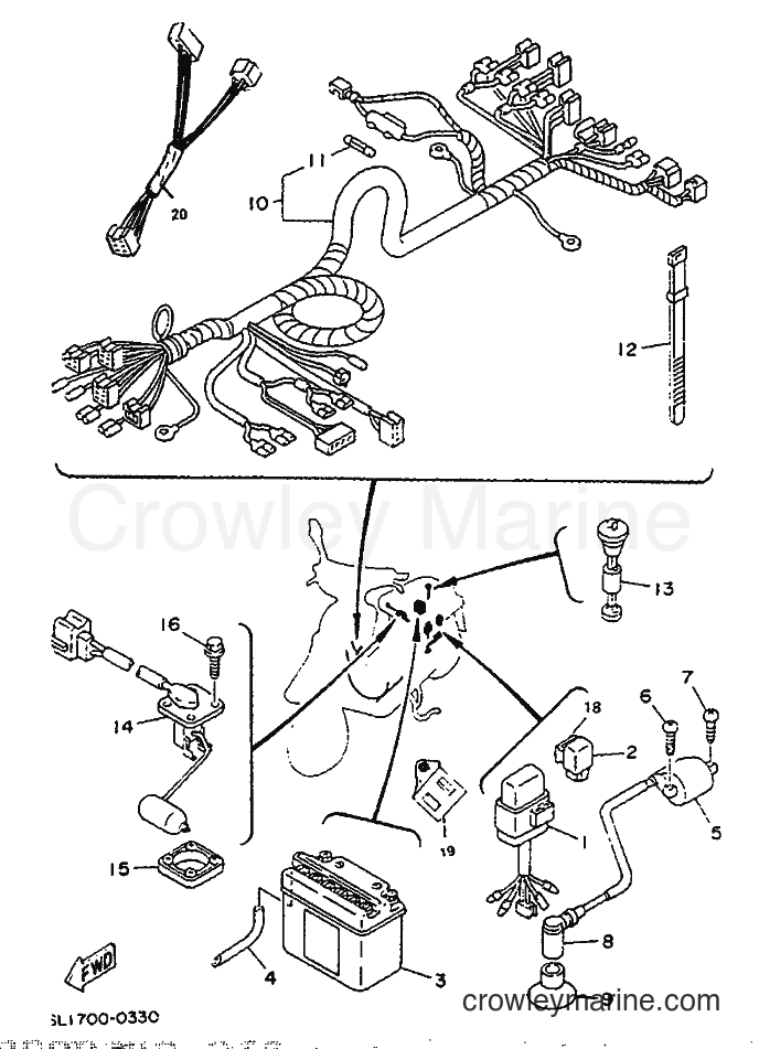 1994 Scooter CW50 - CW50 (4LJ1) [999] - ELECTRICAL 2