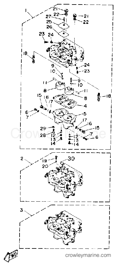 Yamaha Motors 200ETXH - CARBURETOR