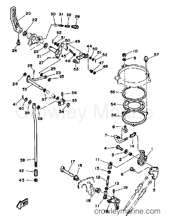 Yamaha Motors C25MSHQ - CONTROL ENGINE