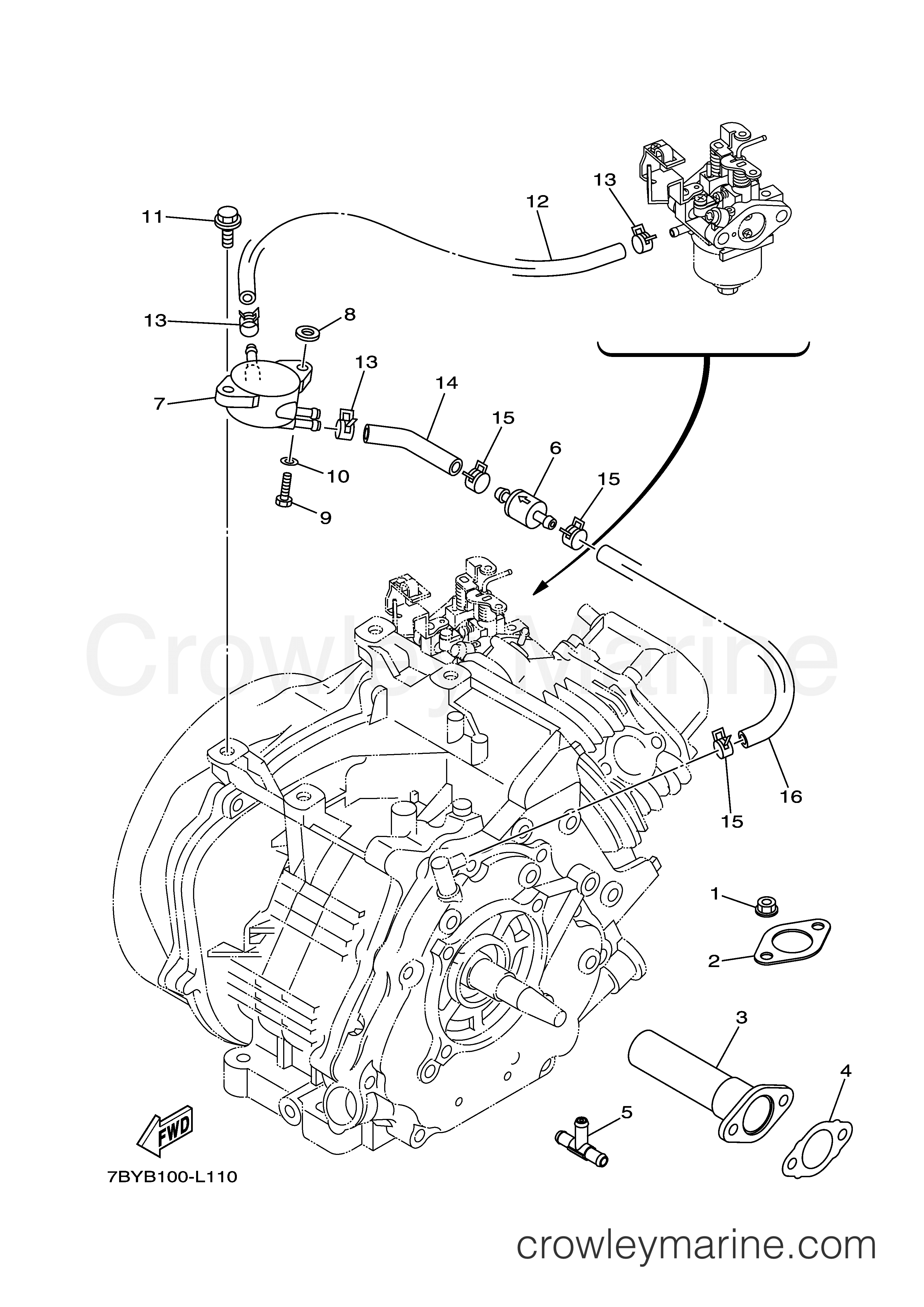 Yamaha Motors MZ360KHVA2 - BODY FITTING