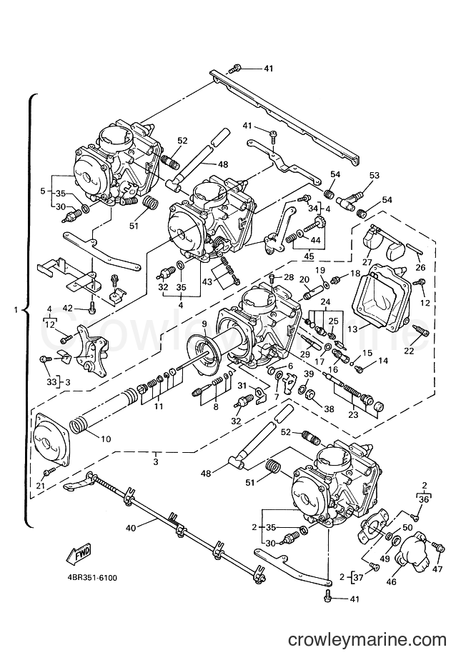 Yamaha Motors XJ600S (4BRG) [110] - CARBURETOR