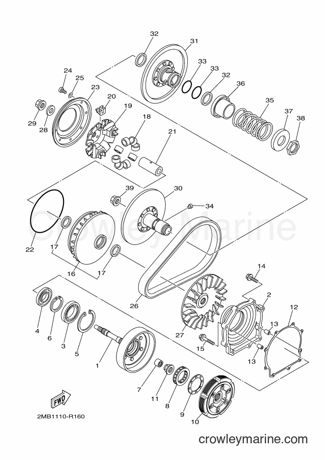 Yamaha Motors YXE700E (B3D2) [010] - CLUTCH