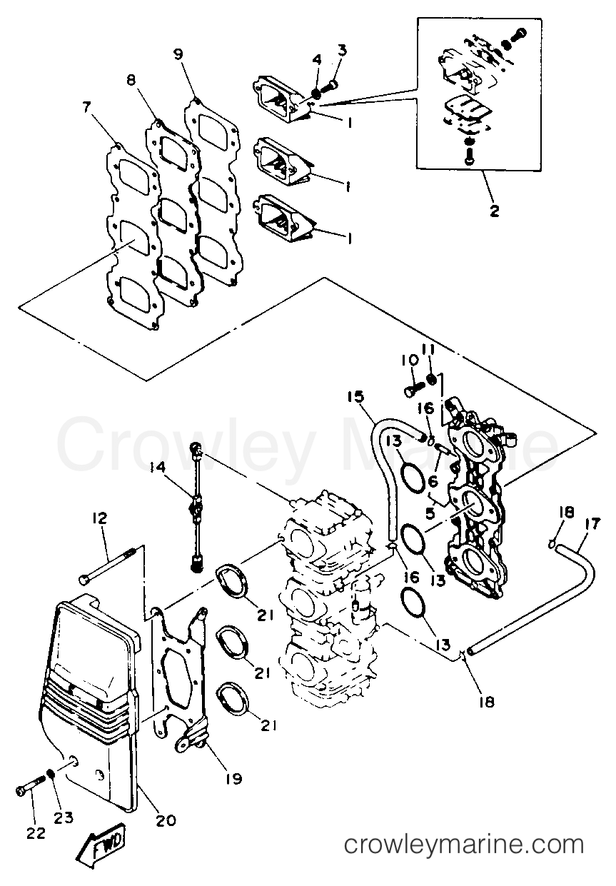 Yamaha Motors 70TLRR - INTAKE