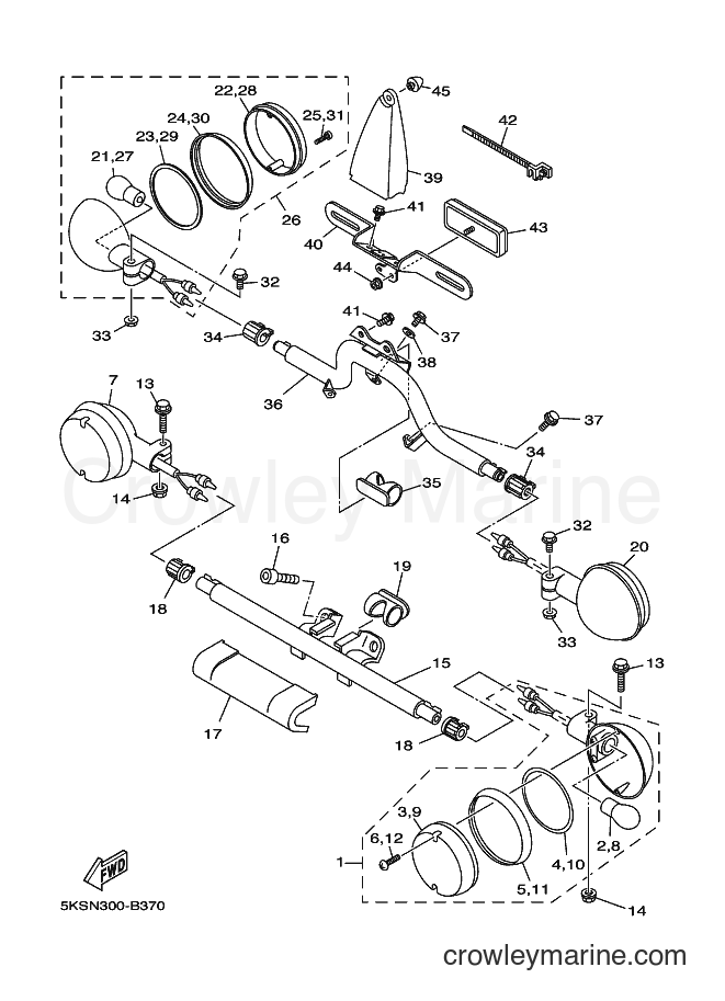 Yamaha Motors XVS1100A (5KSN) [080] - FLASHER LIGHT