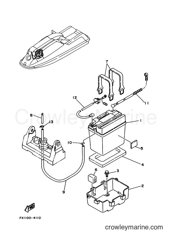 Yamaha Motors FX700 (FX13) [999] - ELECTRICAL 2